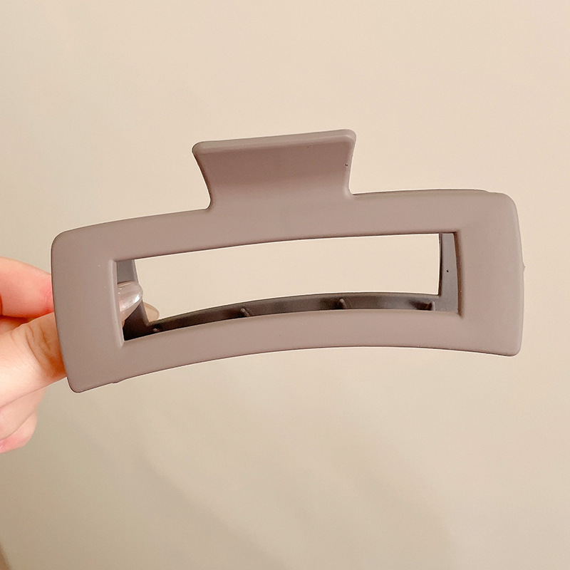 16 clip cuadrado de café mate 12,5 cm