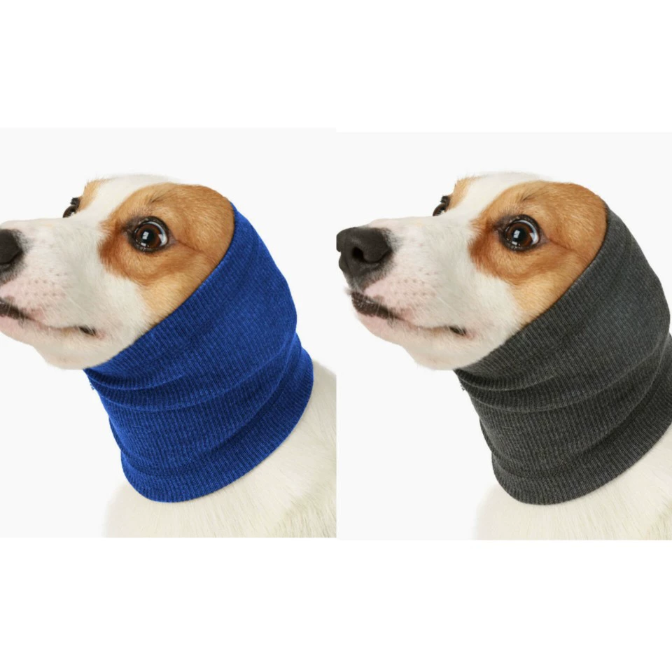 Шумопоглощающий капюшон для домашних животных, шарф для ухода за собакой и наушники, высокоэластичный моющийся готовый шарф для собаки и наушники