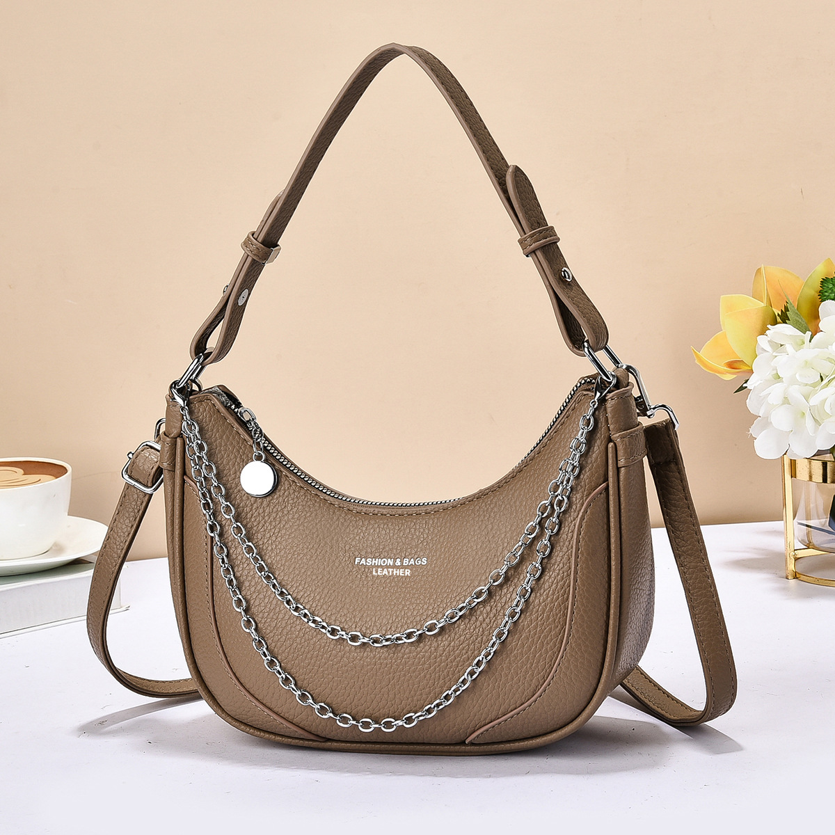 Bolso de mano casual de moda simple y lujoso bolso de brazo de estilo coreano bolso de hombro diario bolsos transfronterizos