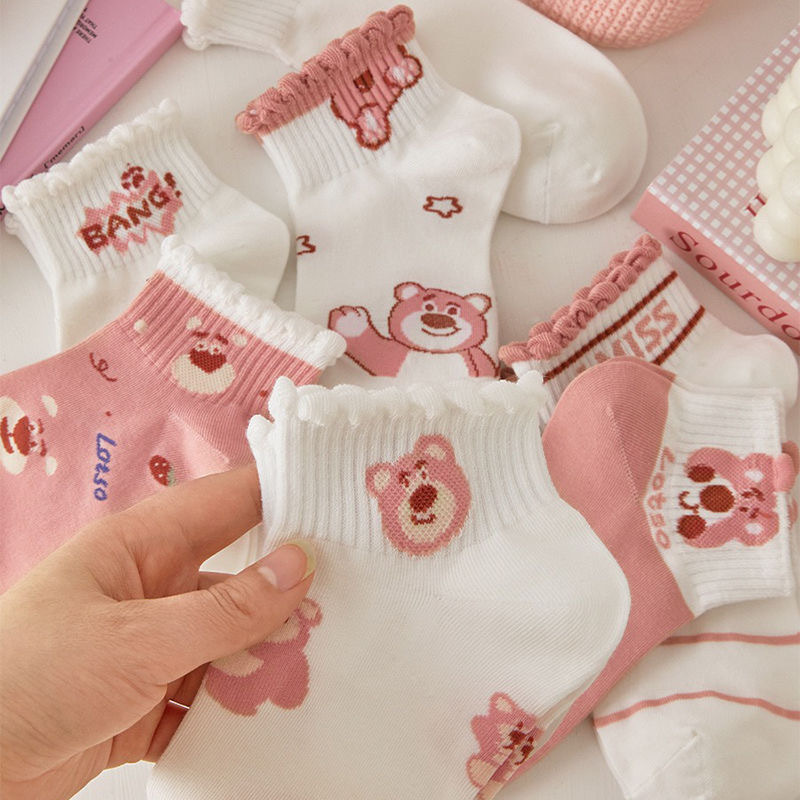 Factory socks women's cute all-match summer purple breathable cotton socks college style girls' sports boat Socks ins fashion