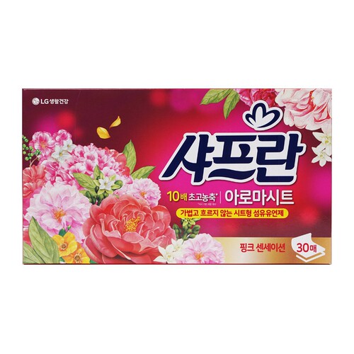 South Korea imported LG softener paper pump-type laundry paper anti-static wardrobe shoe cabinet bathroom long-lasting fragrance