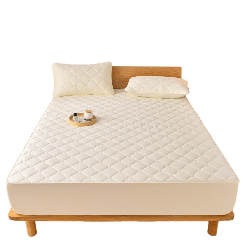Cama impermeable transfronteriza clase A algodón de algodón grueso a prueba de polvo antideslizante cubierta de cama de orina separadora de colchones Simmons cubierta protectora integral