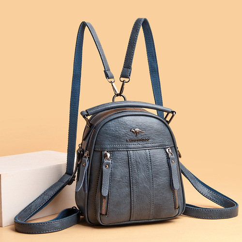 New  Women's Crossbody Bag Women's Shoulder Bag Multifunctional Ladies Double Shoulder Bag Women's European and American One-Time Shipping