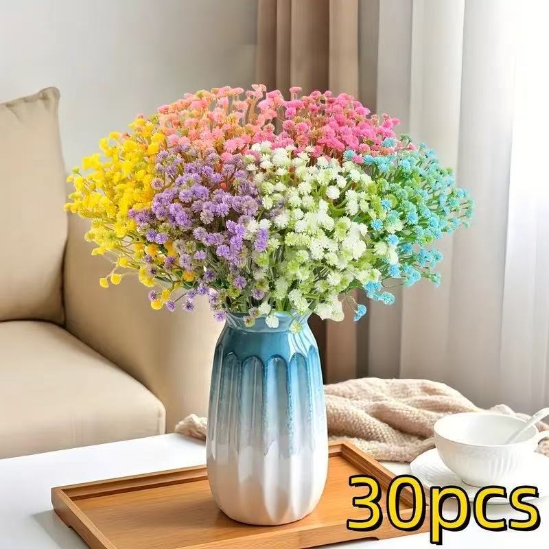 Cross-Border Product Selection Simulation Gypsophila Hand-Made Living Room Home Flower Arrangement Fake Flower Wedding Decoration Plastic Gypsophila Cross-Border Product Selection Simulation Gypsophila Hand-Made Living Room Home Flower Arrangement Fake Flower Wedding Decoration Plastic Gypsophila