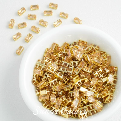 Zərgərlik ara hissələri: Handmade DIY Material Beaded Bracelet - champagne-gold-base-30-pieces-36mm