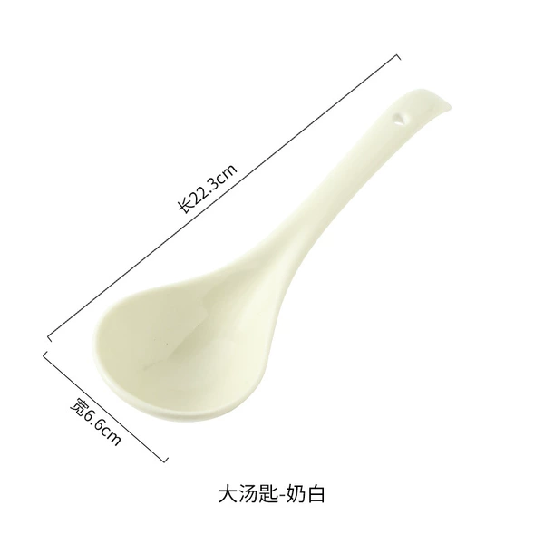 Creamy Wind Dacha Spoon-Milk White