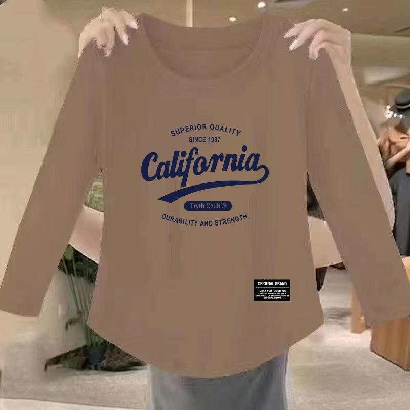Clearance Foreign Trade Tail List Big Brand Cut Label Mother's Small Shirt Middle-aged and Elderly Women's Long-sleeved T-shirt Fashion Top Clothes Clearance Foreign Trade Tail List Big Brand Cut Label Mother's Small Shirt Middle-aged and Elderly Women's Long-sleeved T-shirt Fashion Top Clothes