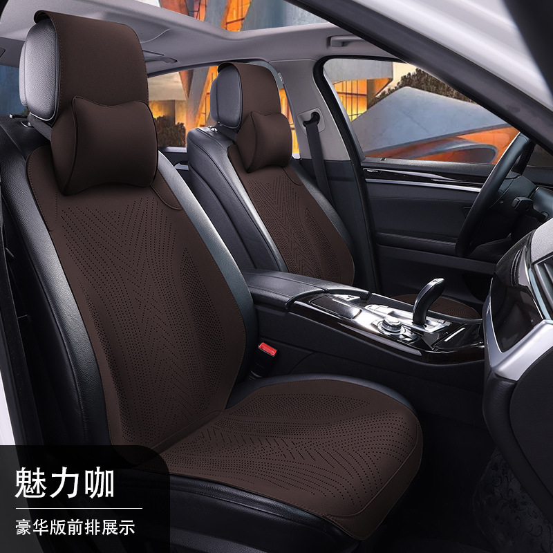 新型の自動車の座布団の四季通用の椅子のクッションの半分は夏の小さい腰の超薄の科学技術の布の馬鞍のクッションを包囲します。|undefined