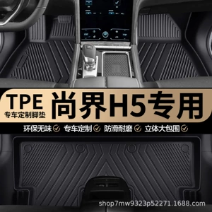 Shangjie H5 üçün TPE suya davamlı, sürüşməyən avtomobil döşəmə xalçaları