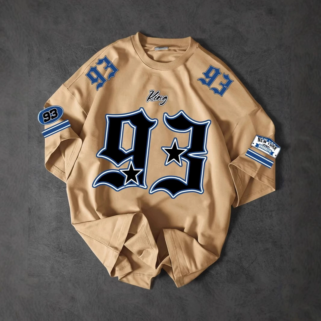 Одна партия случайного минималистского номера 93 моды базовая футболка для создания воротника с короткими рукавами