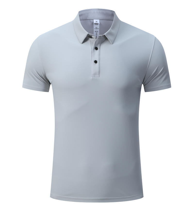 Verano de 2025 nuevo deporte ocio polo de manga corta para mujeres y hombres collar clásico versátil seco rápido transpirable se puede imprimir