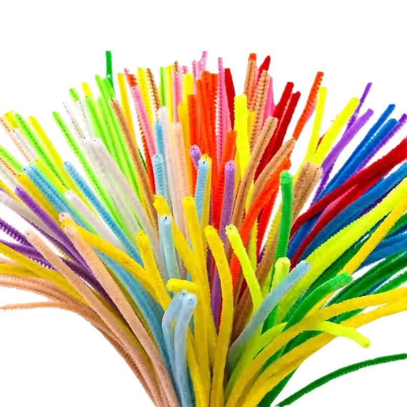 Varillas para trenzar, para hacer tallos de chenilla coloridos, engrosadas para niños, estudiantes de jardín de infantes, materiales para manualidades, kit de material para atar alambre. image 6