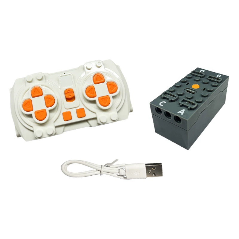 Электрические строительные блоки, совместимые с двигателем LEGO M, двигателем M, программируемым набором Wedo 2.0, батареей, сборкой PF и головоломкой.