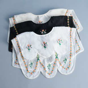 Universal ethnic style shawl fake collar women's dress all-match collar lace decorative collar hollow-out small waistcoat