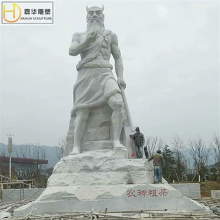 城市文化大型石雕工艺品历史人物雕像厂家定制寺院摆件