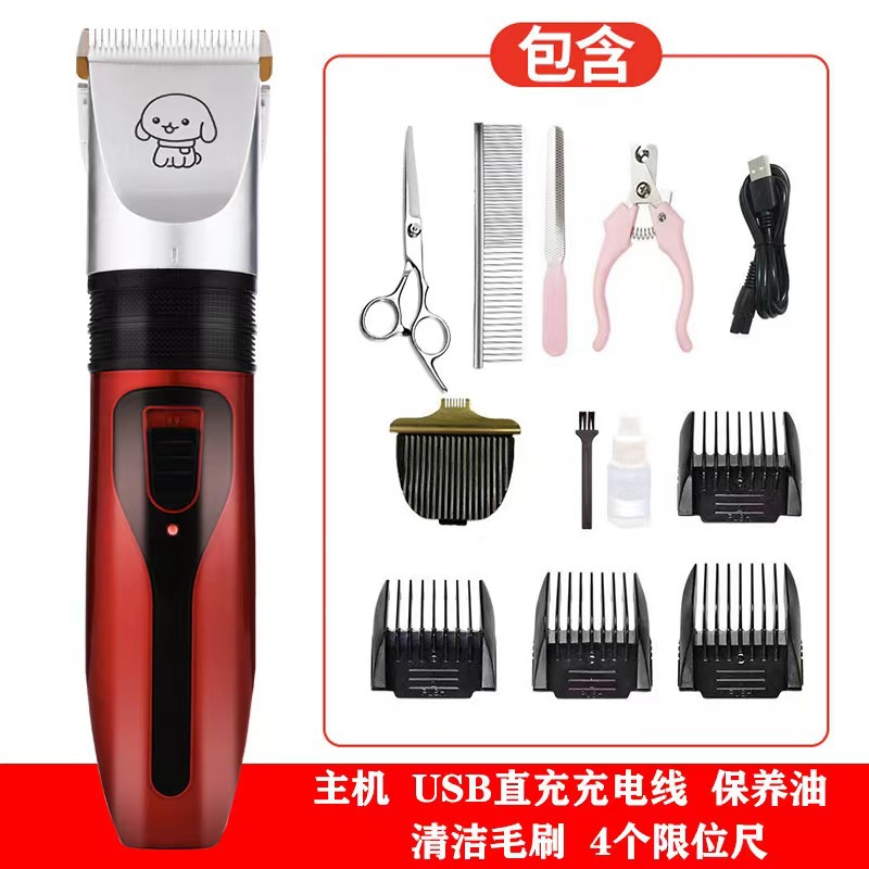 Cortapelos eléctrico para mascotas – para perros y gatos, uso transfronterizo