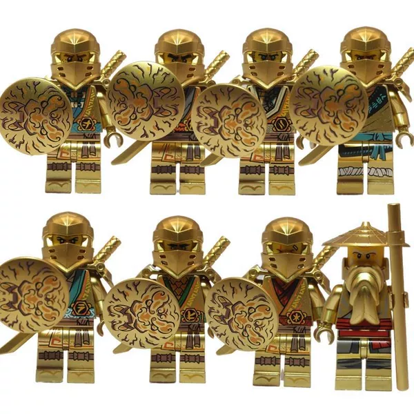 8 Golden Ninjas (Give weapons + base)