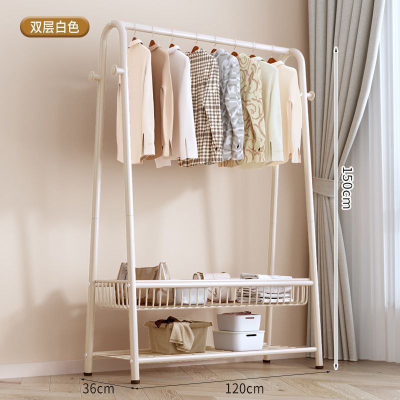[새롭게 업그레이드된 수납바구니] 더블레이어+후크 - 화이트 120cm [더블레이어+후크] ✦ ✦