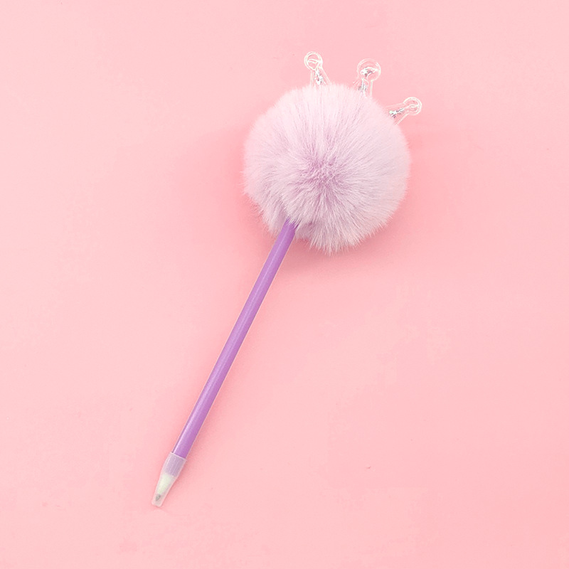 Bolígrafo con forma de corona, bolígrafo de punta redonda con relleno de arenas movedizas de colores, regalo publicitario, premio creativo, bolígrafo con forma de corona de alta calidad