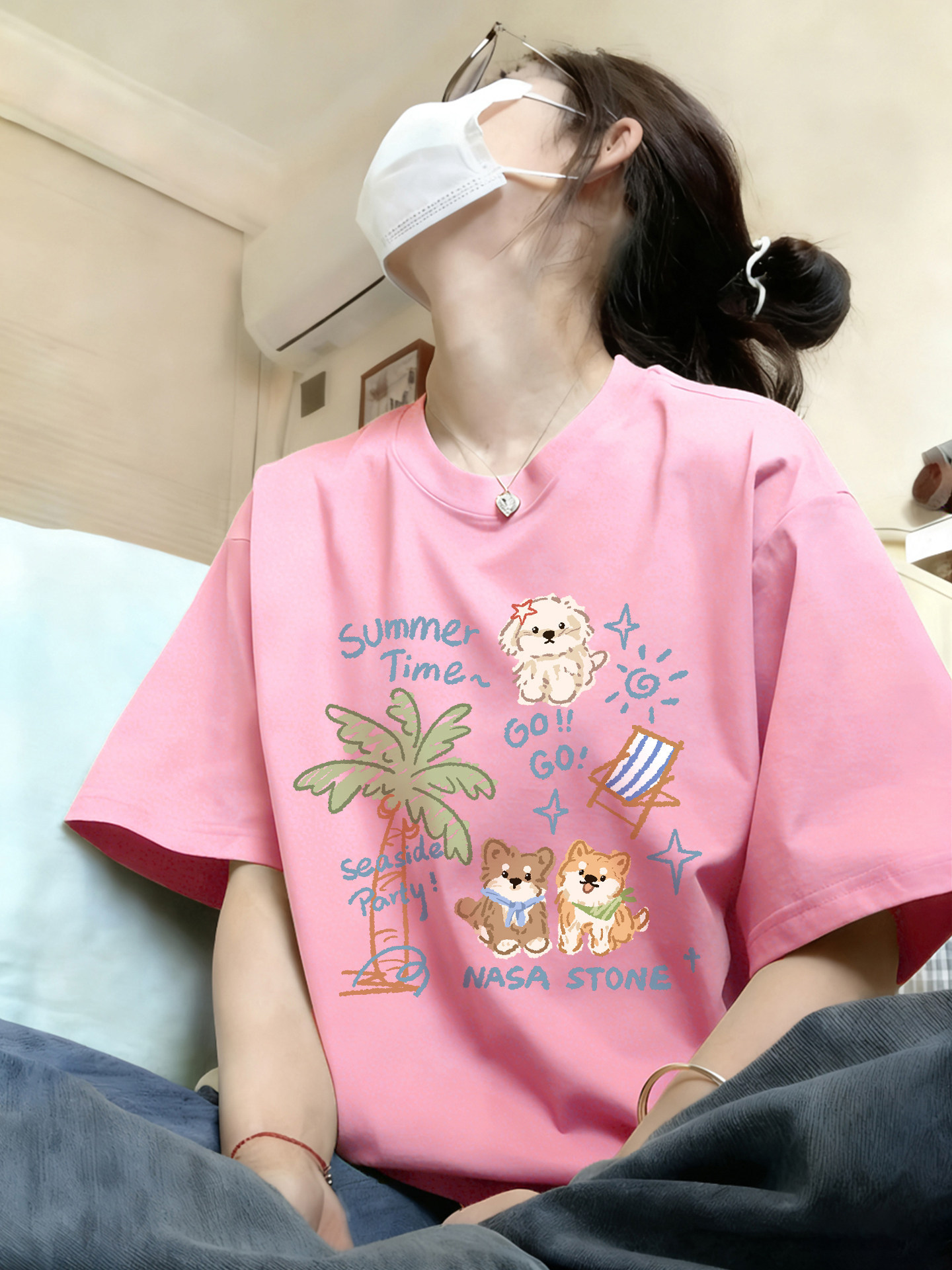 Pink-t60 summer cats and dogs