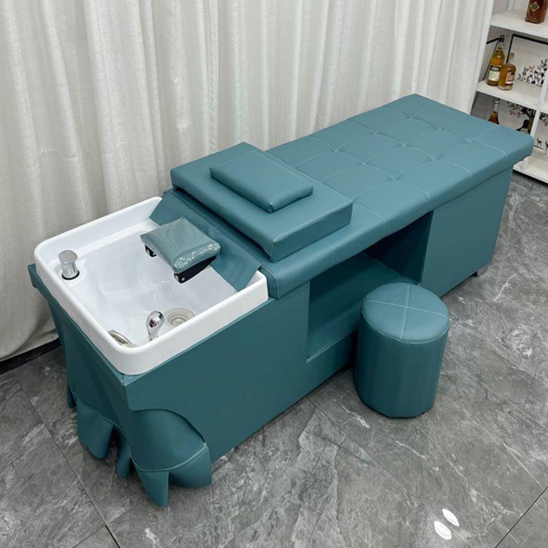 Cama de lavado de cabello, sala de peluquería, masaje de tratamiento de cabello especial, fumigación de agua circulante, salón de belleza, cama de reclinación completa de estilo tailandés image 5
