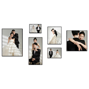 Photo Customization Photo Frame Combination Wall Hanging to Develop Wedding Photos to Make Photo Album Wall Family Photo Printing and Mounting