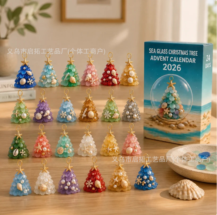 Calendario de Adviento Navideño de Cajas Sorpresa de Acrílico, Interactivo, para Navidad y Fiestas