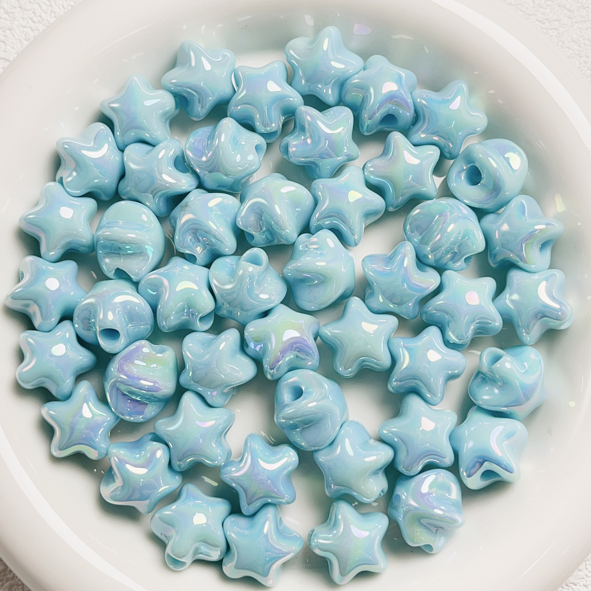 12g Weight Beads Jewelry Making Type DIY Jewelry Accessories Classification Smooth Embellishment 10 PCS/Package Quantity Acrylic Material Pentagram Pattern All Seasons Season UV plating Design Cute Style 10 PCS/Package Acrylic Pentagram Smooth DIY Jewelry Accessories Beads 6