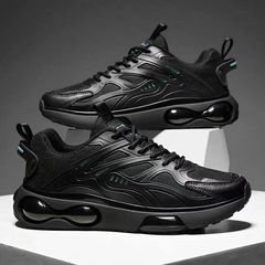 Men's Athletic Shoes Autumn Breathable Youth Running Sports Casual Thick Sole Fashion Black Samurai Dad Shoes