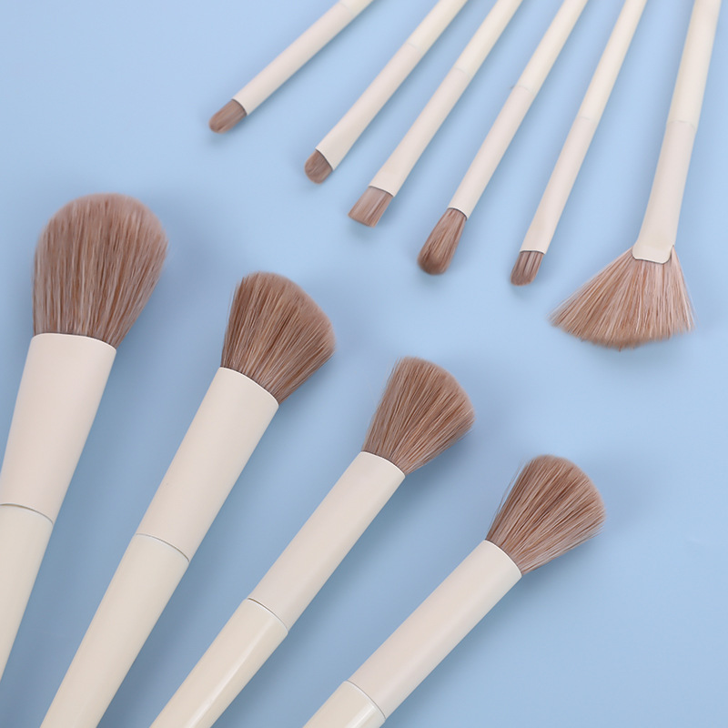 10 conjuntos de cepillo de maquillaje de cero grados Cangzhou blush cepillo de pelo suave cepillo de pintura en polvo de opacificación cepillo de sombra de ojos conjunto completo de herramientas de maquillaje
