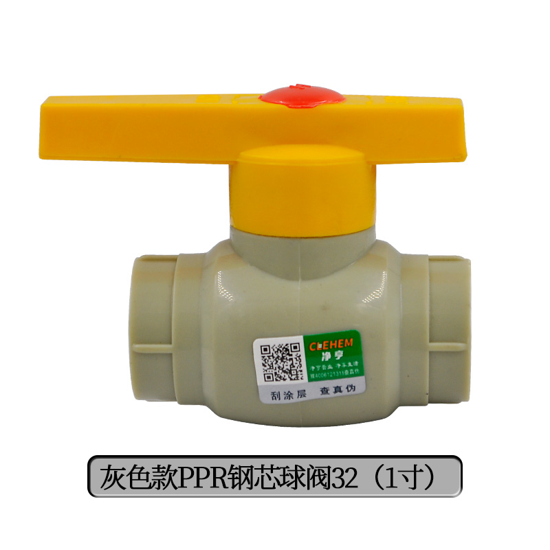 Válvula de bola de acero de doble articulación PPR válvula de bola de doble articulación totalmente de plástico válvula oculta 204 minutos válvula PPR accesorios de tubería de agua image 82