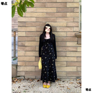 Plus Size Women's Floral Suspender Dress Women's Summer Slimming Look Long Skirt Sun Protection Cardigan Two-Piece Set