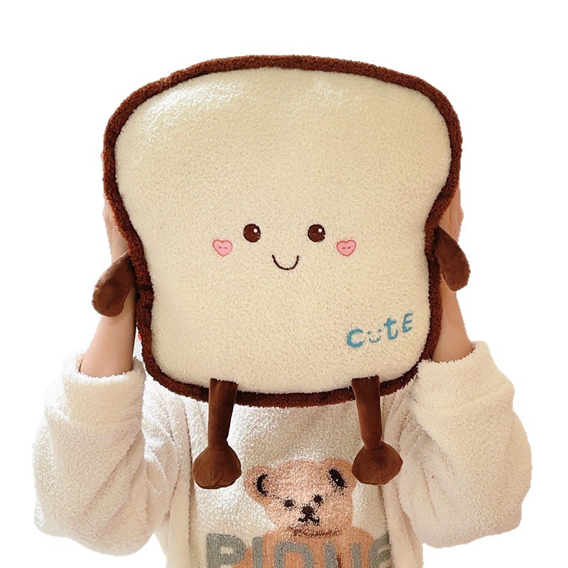 Almohada Manta de Tostada 2 en 1 de Peluche Multifuncional para Oficina y Automóvil image 5