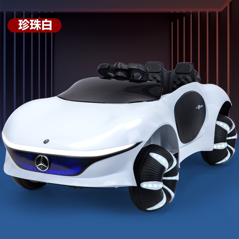 Carro de juguete eléctrico para niños con cuatro ruedas y control remoto para bebés de 1 a 6 años de edad con batería de batería para niños y niñas image 7