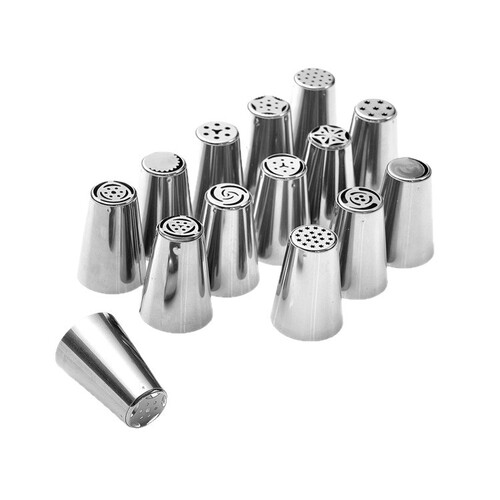Russian stainless steel decoration nozzle Spherical decoration nozzle Torch decoration nozzle Hydrangea decoration nozzle Integrated molding nozzle