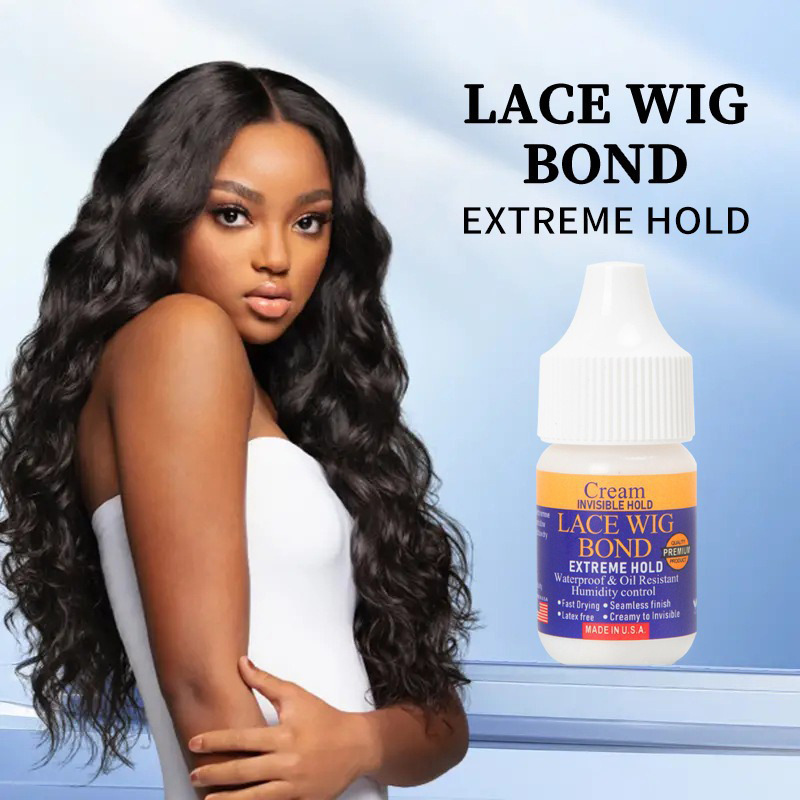 かつら接着剤lace wig glue小管18mlレースかつら頭上髪塊皮膚液体接着剤|undefined