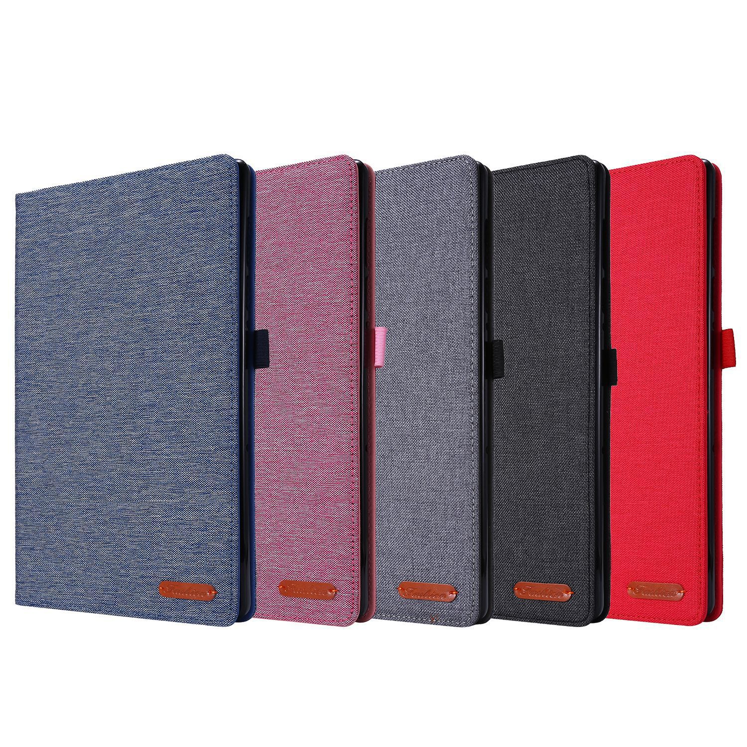 For Google Tablet Pixel Tablet Denim Cloth Protective Case TPU Soft Case with Audio Case