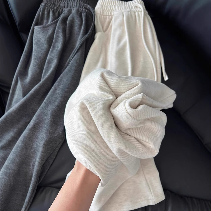 女の子用もち米パンツ、2025年春秋新作、スタイリッシュな子供用ドレープカジュアルパンツ、女の子用冬用厚手ロングパンツ|undefined