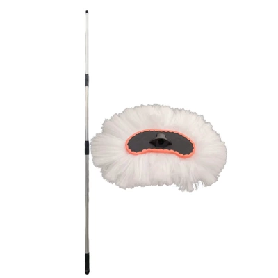 and Wet, Telescopic Car Brush, Car cleaning tools - 25m-crescent-milk-silk-car-wash-brush