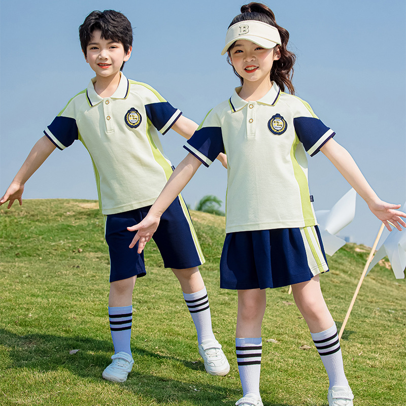 小學生校服運動會套裝六一兒童班服夏季幼兒園園服短袖四件套春秋
