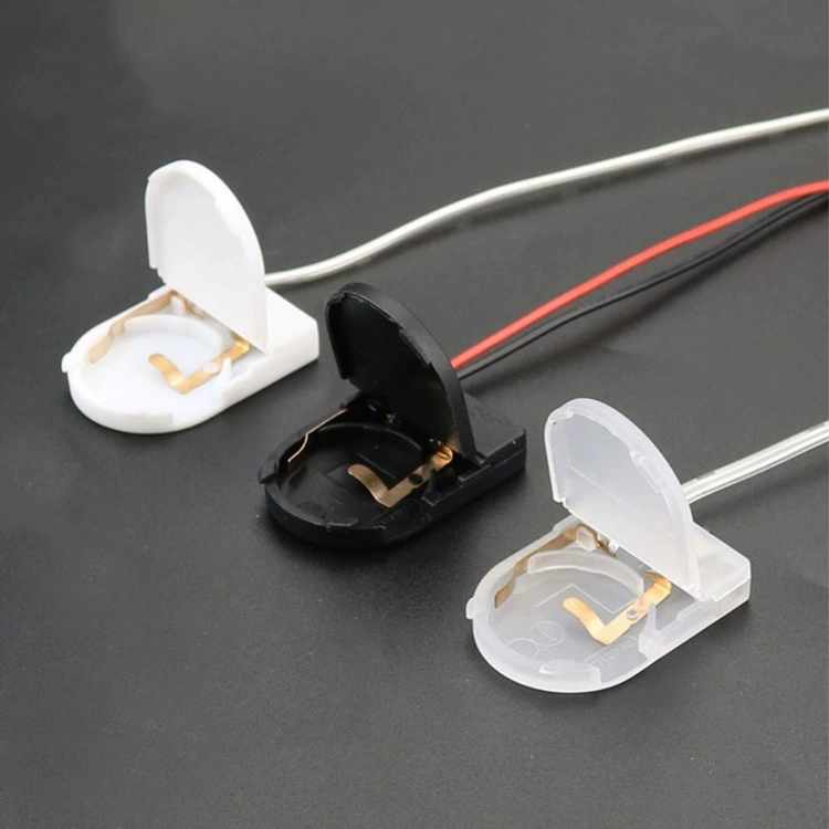 Один CR2032 батарейный отсек Держатель батареи LIR2032 1 Кнопка 2032 с линейным переключателем флип батарейный отсек