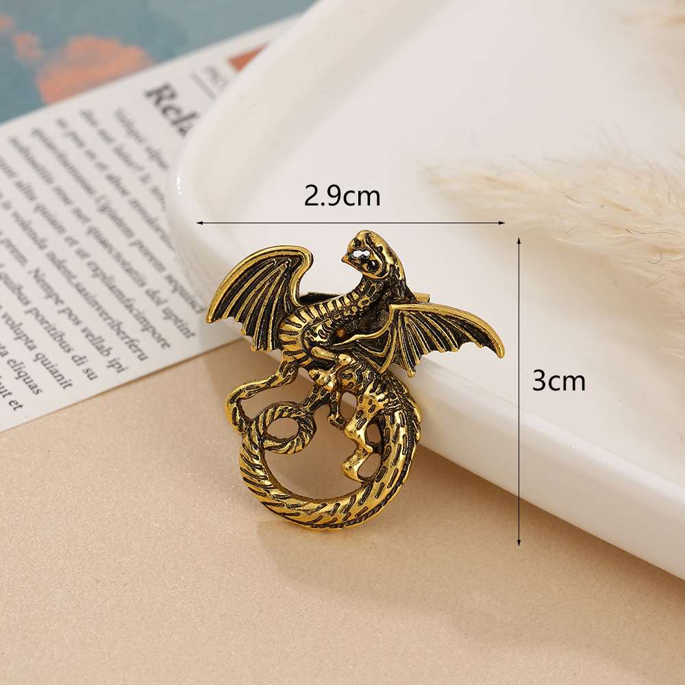 Chinoiserie Style Chinoiserie Pin Animal Alloy Enamel Unisex Brooches