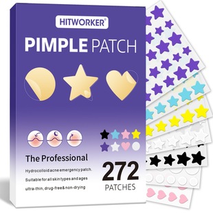 Cross-Border Exclusive Supply of Popular Colorful Acne Patches for Facial Skin, Gentle Acne Patches for Acne