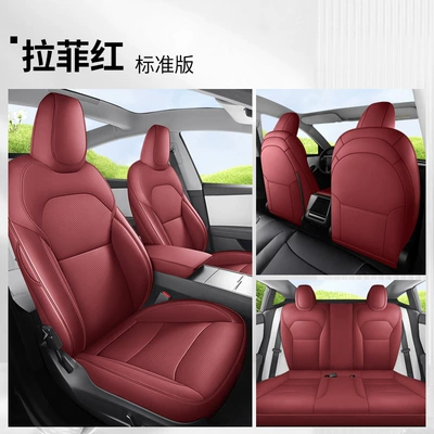 25 New Tesla Model Y Modelə uyğun (Original) oturacaq örtükləri - lafite-red-standard-edition-note-the-model-year
