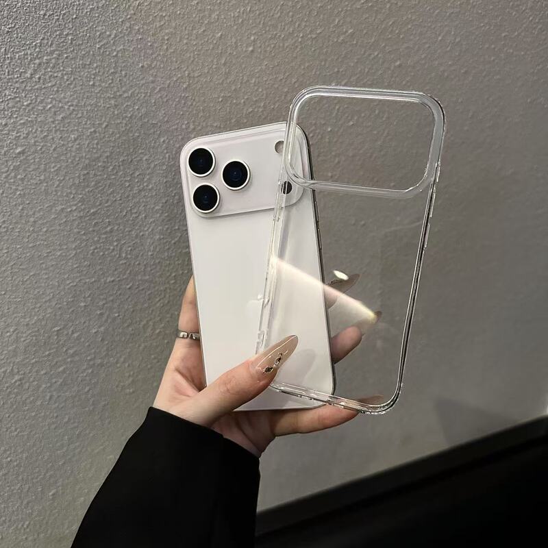 大孔透明手机壳适用于苹果iphone17promax透明16简约13/14软壳XR|undefined