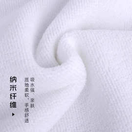 可重复用白毛巾批发厂家直供加厚宾馆洗浴酒店专供不掉毛吸水毛巾