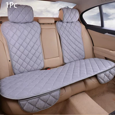 Wool pad, cushion for winter warmth, slim waist - plush-rear-seat-backrest-gray