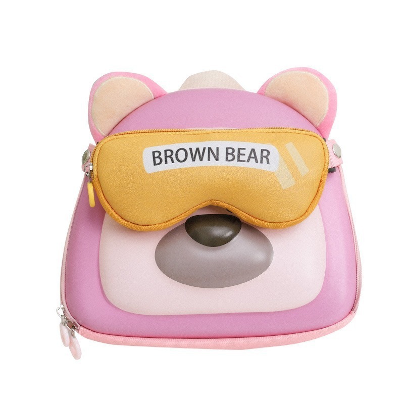2025 oso creativo de dibujos animados mochila infantil divertida mochila de jardín de infantes de 3 a 6 años mochila pequeña