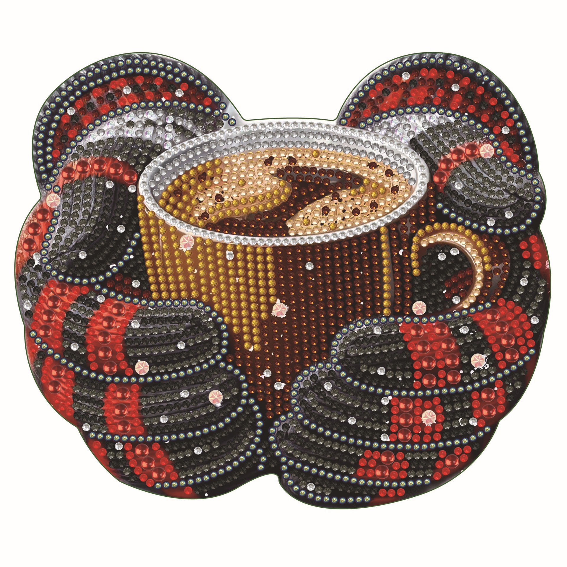 Pintura de diamantes 5D transfronteriza hecha a mano DIY, adorno de juguete de cartón tridimensional, dinosaurio de dibujos animados, pintura de diamantes para niños.