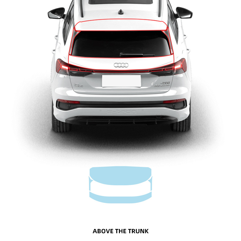 Audi Q4 e-tron máquina especial para cortar TPU invisibles ropa de automóvil película transparente para todo el automóvil pintura película protectora pre-corte